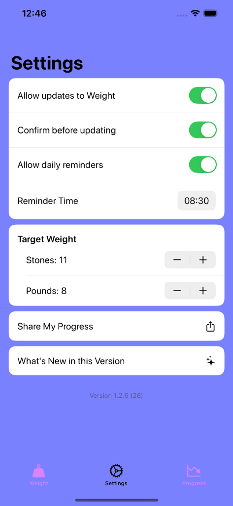 WeightStone Screenshot 1